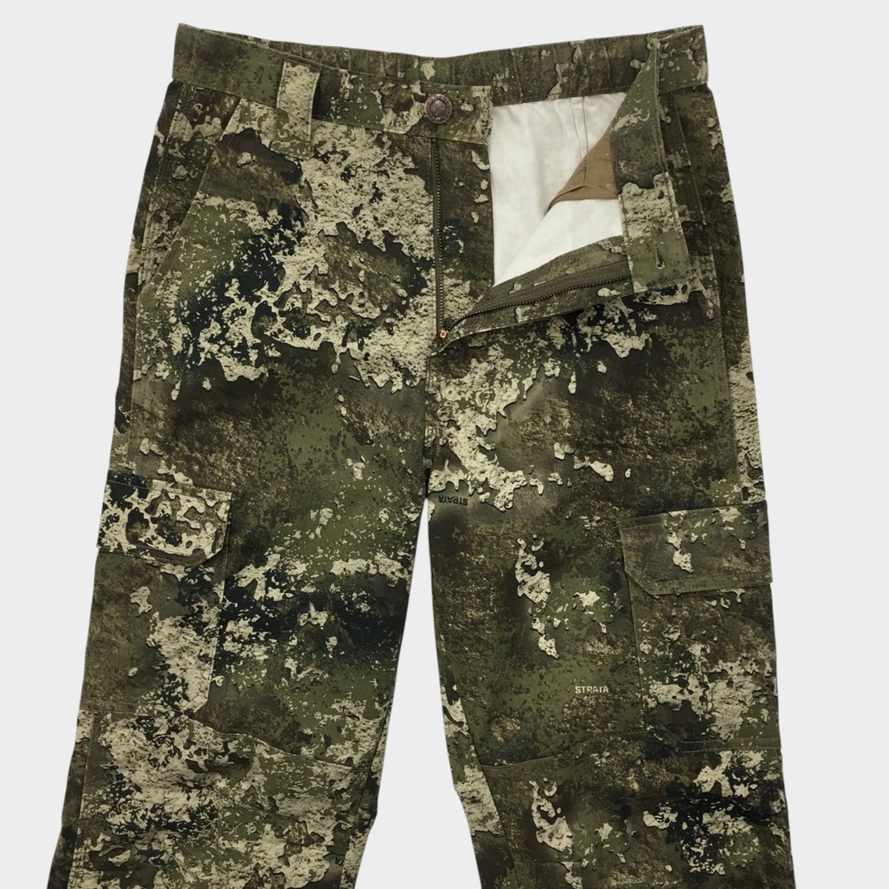 RedHead Silent Hide Youth 2XL Camo Cargo Hunting Pants Strata Camouflage Green